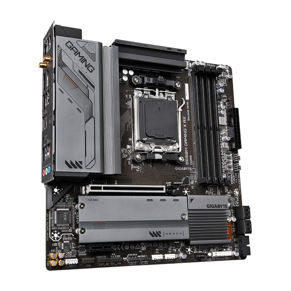 Gigabyte B650M GAMING X AX (rev. 1.x) AMD B650 Emplacement AM5 micro ATX (B650M GAMING X AX (REV. 1.x)) — image 2