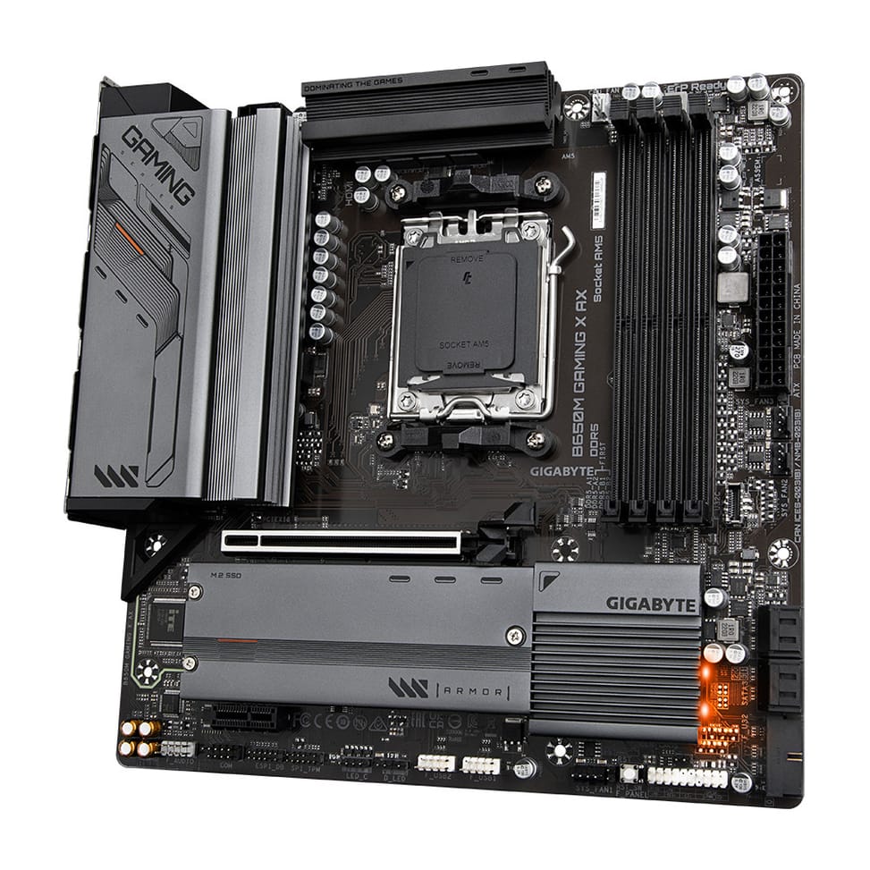 Gigabyte B650M GAMING X AX (rev. 1.x) AMD B650 Emplacement AM5 micro ATX (B650M GAMING X AX (REV. 1.x)) — image 3