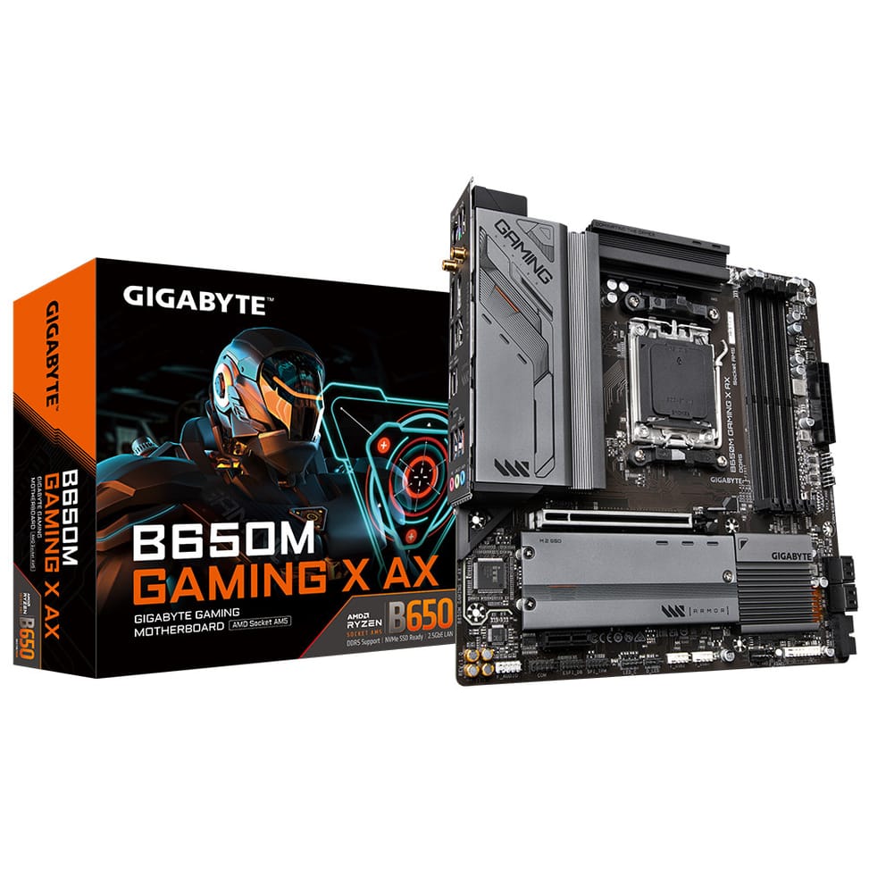 Gigabyte B650M GAMING X AX (rev. 1.x) AMD B650 Emplacement AM5 micro ATX (B650M GAMING X AX (REV. 1.x)) — image 6