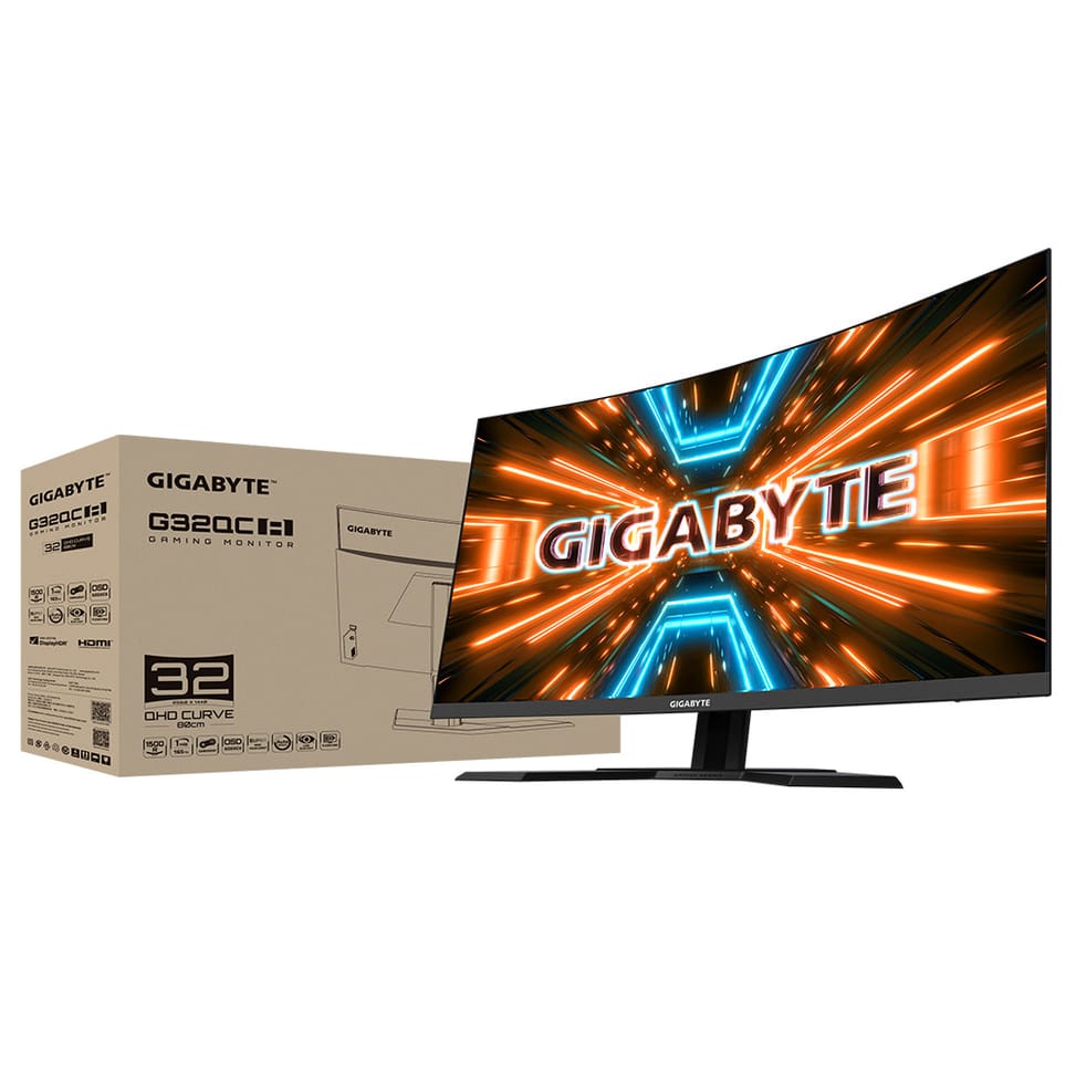 Gigabyte G32QC A écran plat de PC 80 cm (31.5") 2560 x 1440 pixels 2K Ultra HD LED Noir (G32QC A) — image 7