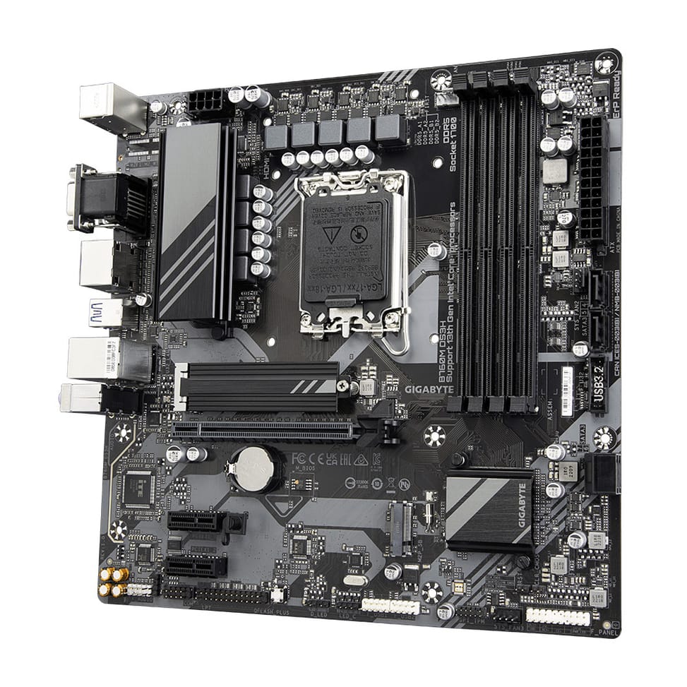 Gigabyte B760M DS3H carte mère Intel B760 Express LGA 1700 micro ATX (B760M DS3H) — image 4