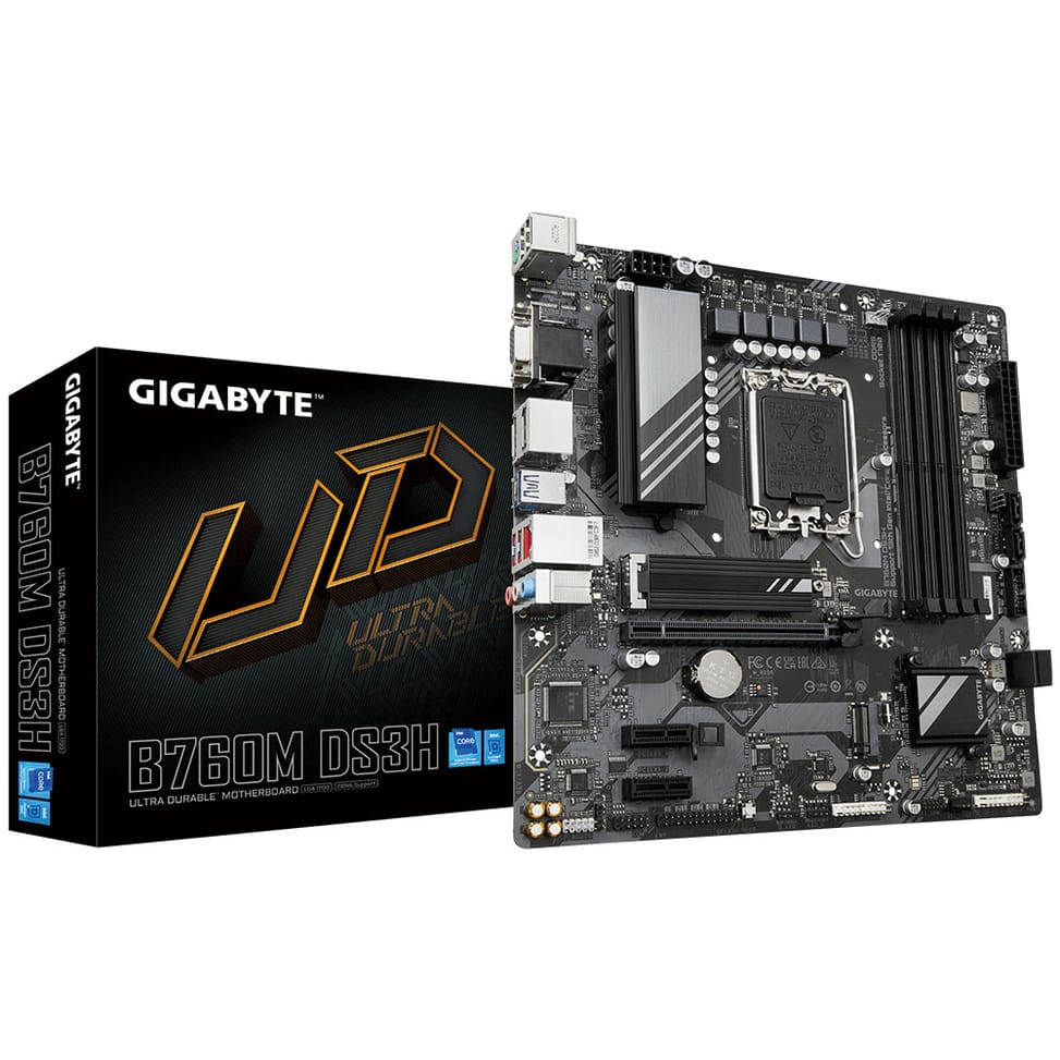 Gigabyte B760M DS3H carte mère Intel B760 Express LGA 1700 micro ATX (B760M DS3H) — image 6