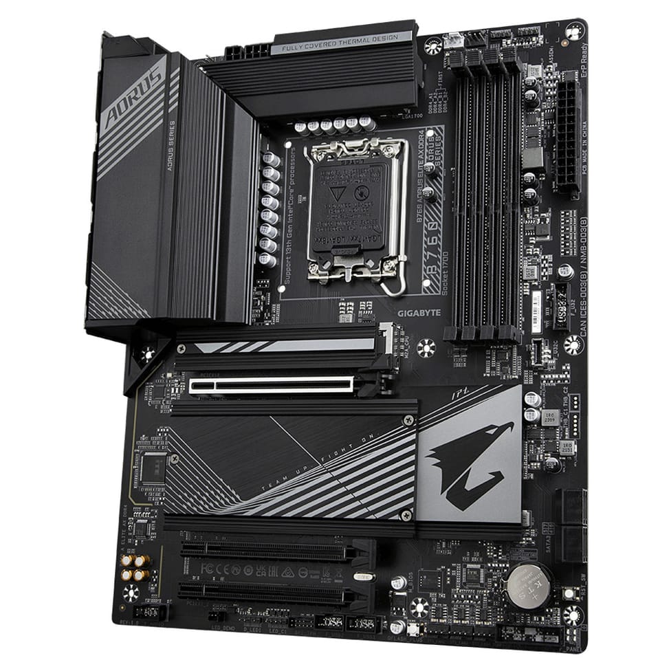Gigabyte B760 AORUS ELITE AX DDR4 (rev. 1.0) Intel B760 Express LGA 1700 ATX (B760 AORUS ELITE AX DDR4) — image 2