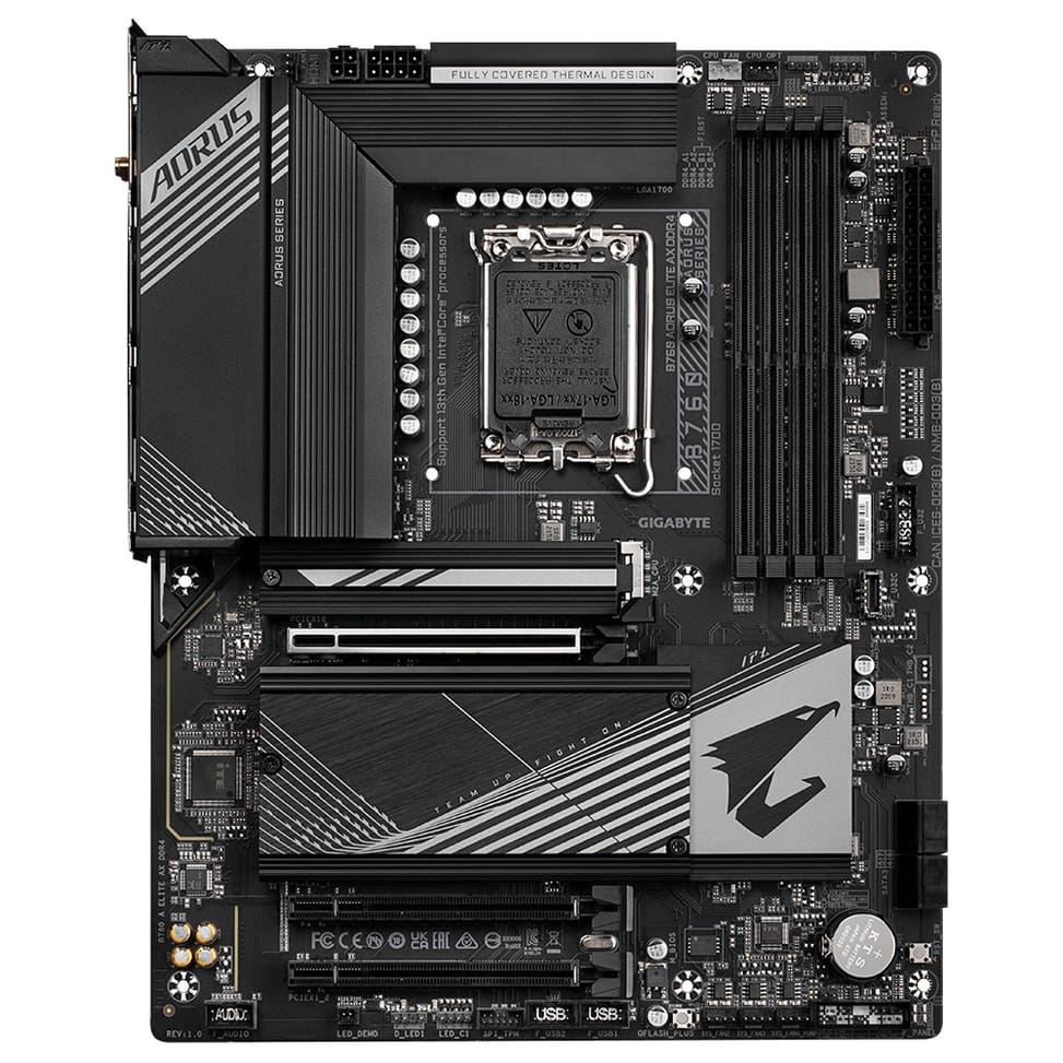 Gigabyte B760 AORUS ELITE AX DDR4 (rev. 1.0) Intel B760 Express LGA 1700 ATX (B760 AORUS ELITE AX DDR4) — image 4