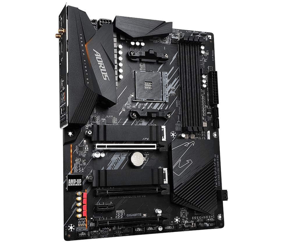Gigabyte B550 AORUS ELITE AX V2 carte mère AMD B550 Emplacement AM4 ATX (B550 AORUS ELITE AX V2) — image 3