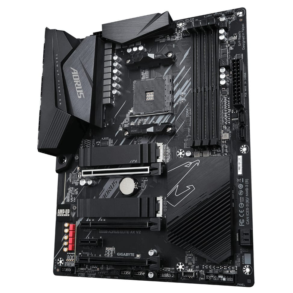 Gigabyte B550 AORUS ELITE AX V2 carte mère AMD B550 Emplacement AM4 ATX (B550 AORUS ELITE AX V2) — image 4