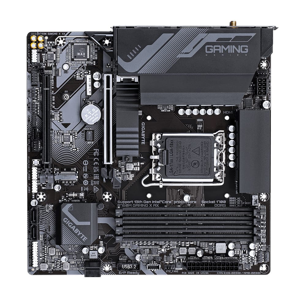 Gigabyte B760M Gaming X AX Intel B760 LGA 1700 micro ATX (B760M GAMING X AX) — image 4