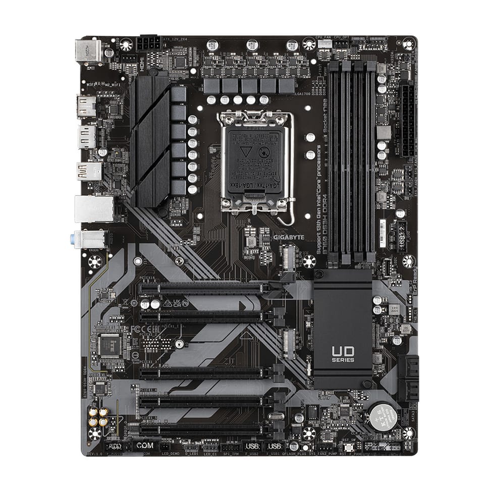 Gigabyte B760 DS3H DDR4 carte mère Intel B760 Express LGA 1700 ATX (B760 DS3H DDR4) — image 1