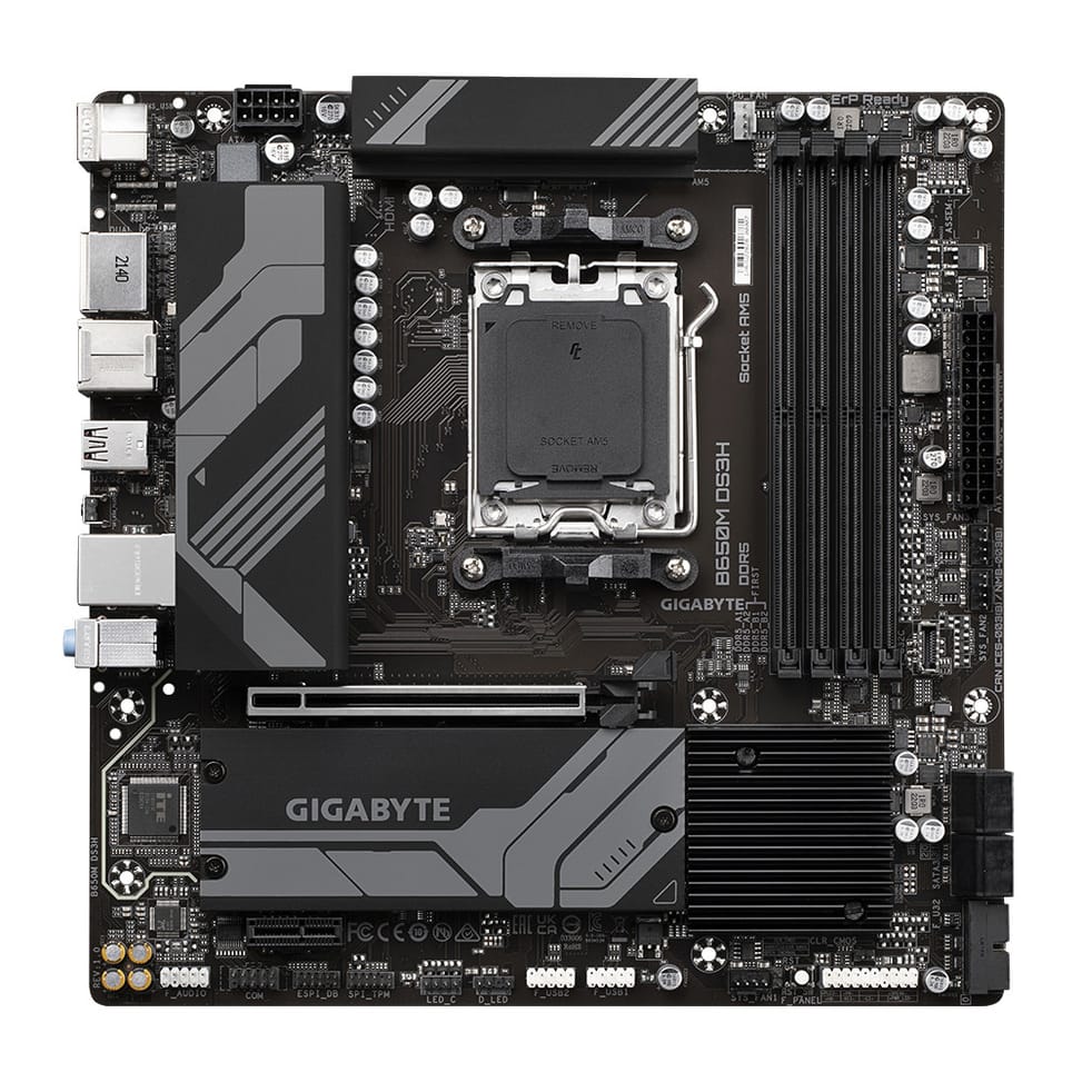 Gigabyte B650M DS3H carte mère AMD B650 Emplacement AM5 micro ATX (B650M DS3H) — image 1