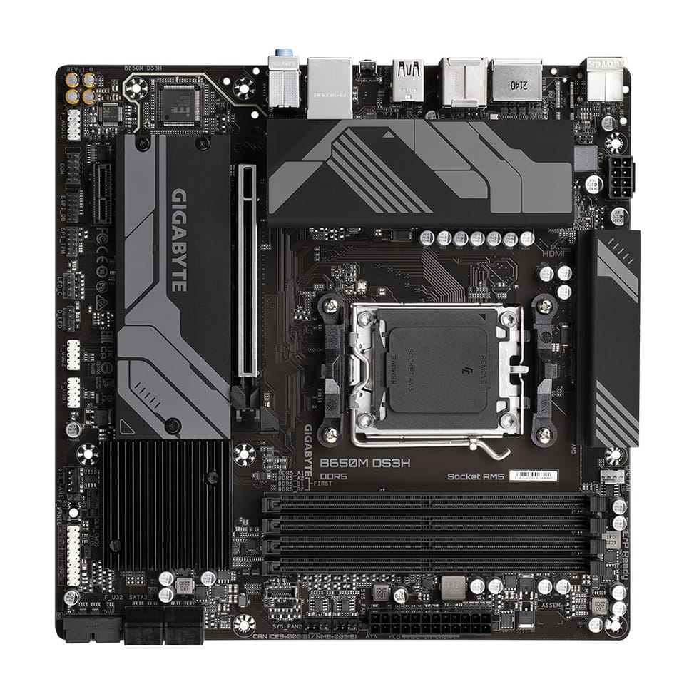 Gigabyte B650M DS3H carte mère AMD B650 Emplacement AM5 micro ATX (B650M DS3H) — image 2