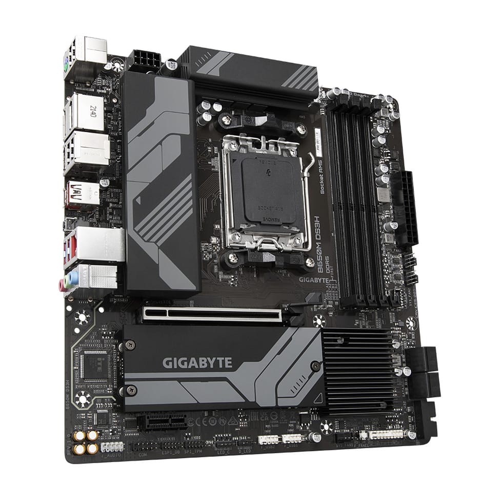 Gigabyte B650M DS3H carte mère AMD B650 Emplacement AM5 micro ATX (B650M DS3H) — image 4