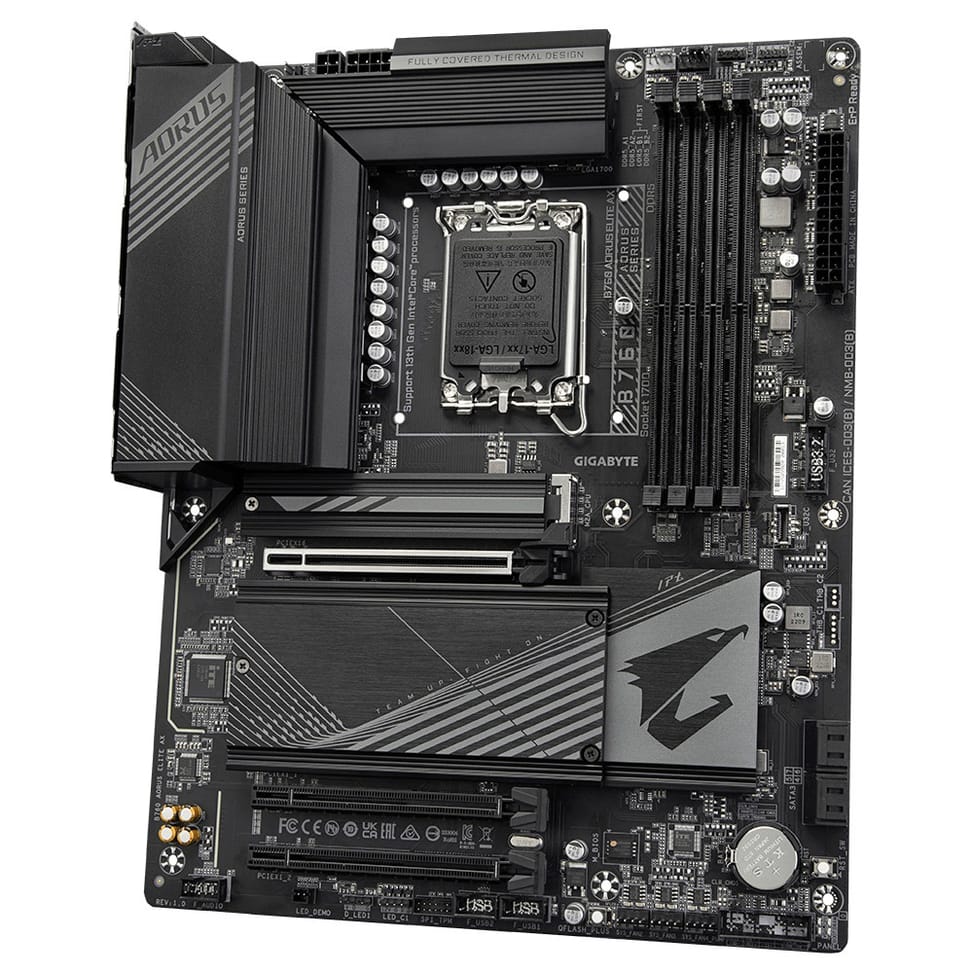 Gigabyte B760 AORUS ELITE AX (rev. 1.0) Intel B760 LGA 1700 micro ATX (B760 AORUS ELITE AX) — image 4