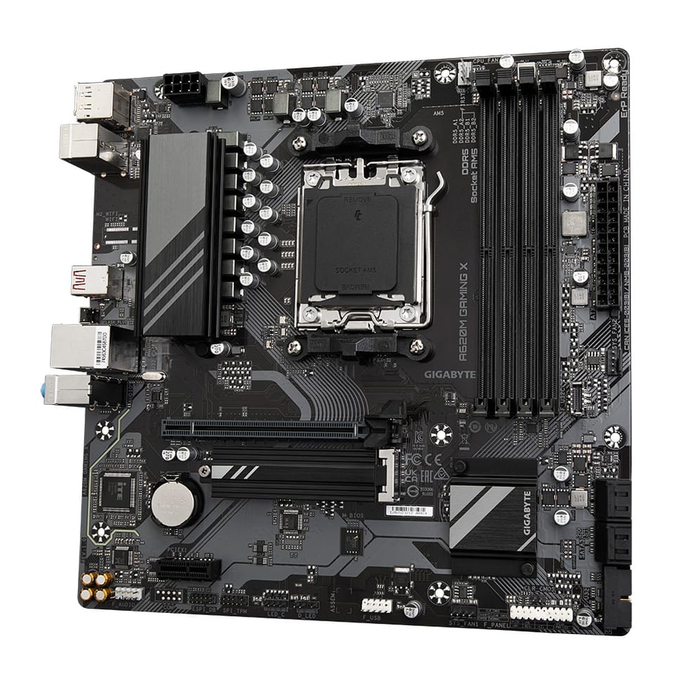 Gigabyte A620M GAMING X carte mère AMD A620 Emplacement AM5 micro ATX (A620M GAMING X) — image 3