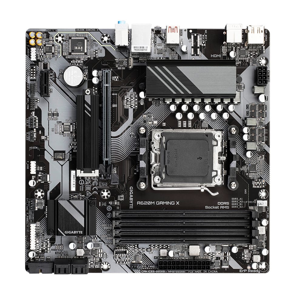 Gigabyte A620M GAMING X carte mère AMD A620 Emplacement AM5 micro ATX (A620M GAMING X) — image 4