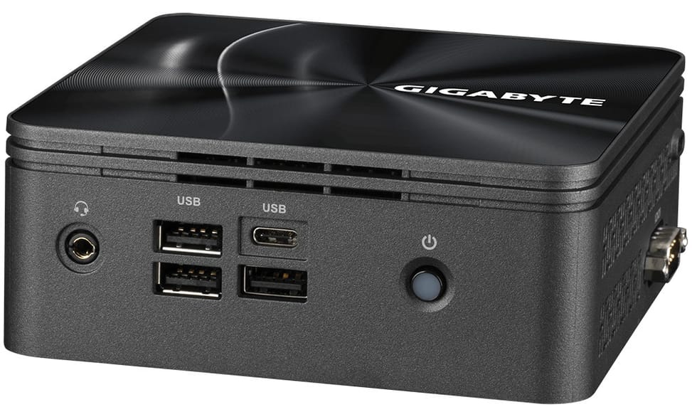 Gigabyte GB-BRR5H-4500 barebone PC/ poste de travail UCFF Noir 4500U 2,3 GHz (GB-BRR5H-4500) — image 2
