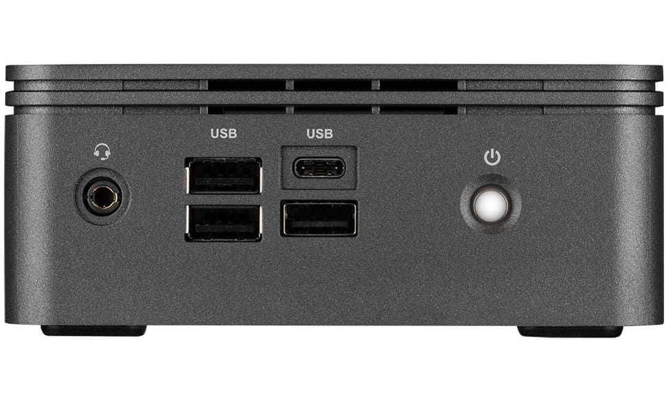 Gigabyte GB-BRR5H-4500 barebone PC/ poste de travail UCFF Noir 4500U 2,3 GHz (GB-BRR5H-4500) — image 4