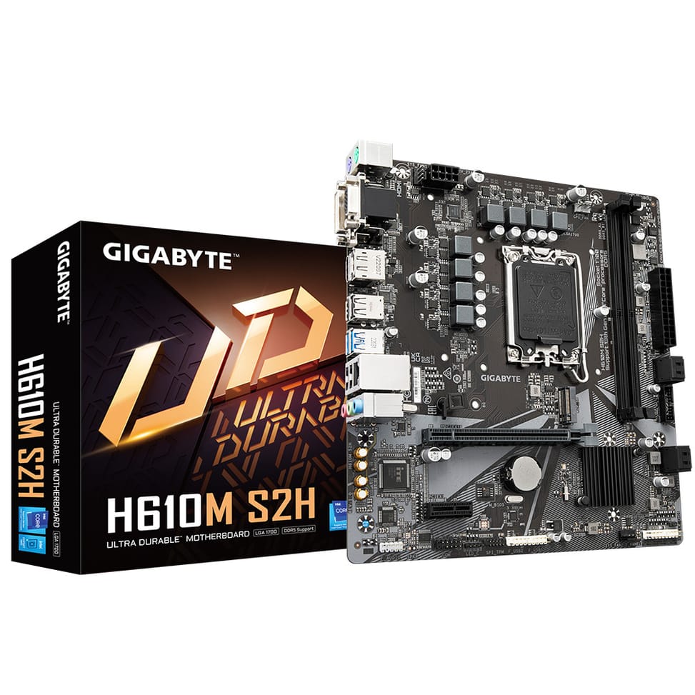 Gigabyte H610M S2H carte mère Intel H610 Express LGA 1700 micro ATX (H610M S2H) — image 5