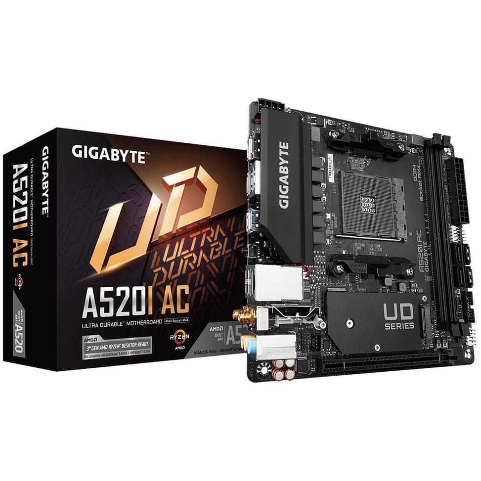 Gigabyte A520I AC carte mère AMD A520 Emplacement AM4 mini ITX (A520I AC) — image 5