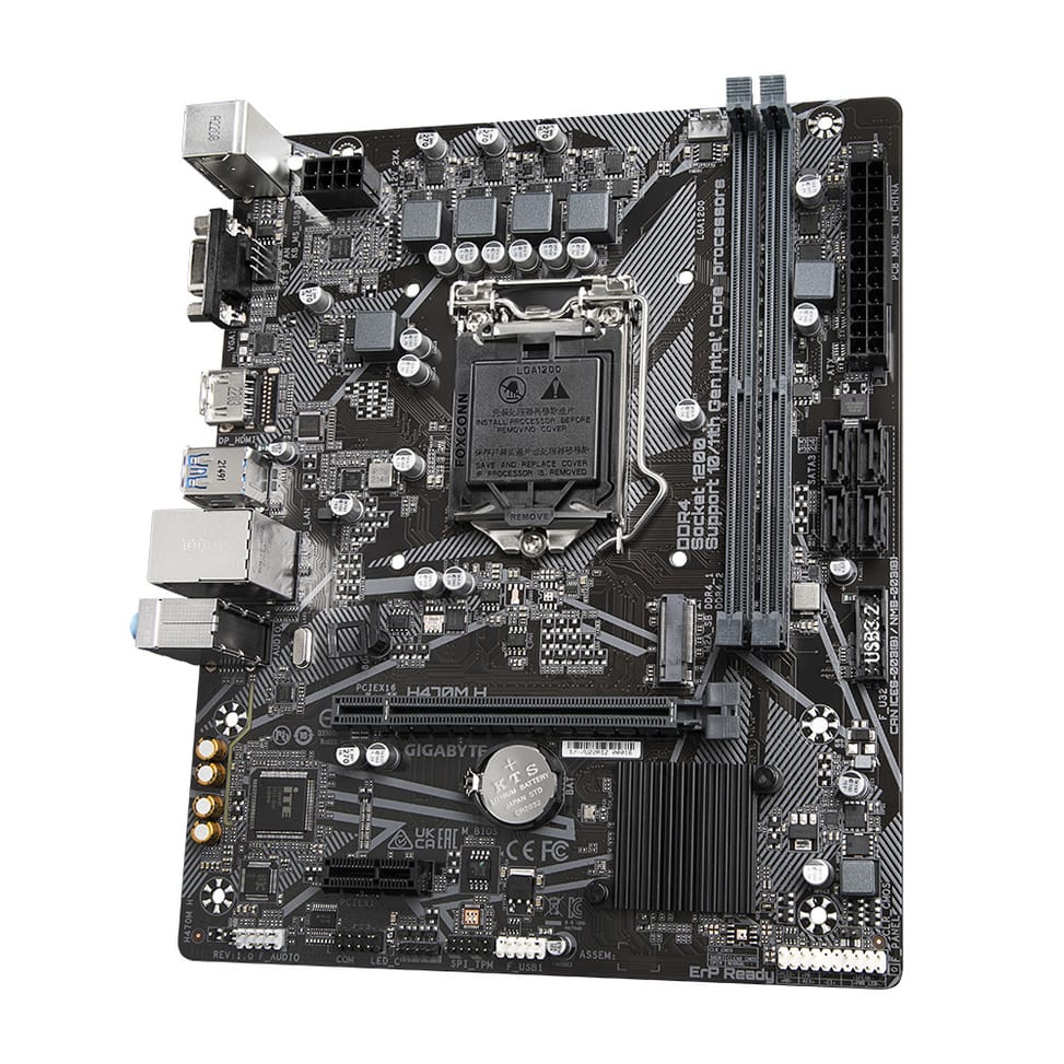 Gigabyte H470M H (rev. 1.0) Intel H470 Express LGA 1200 (Socket H5) micro ATX (H470M H) — image 4