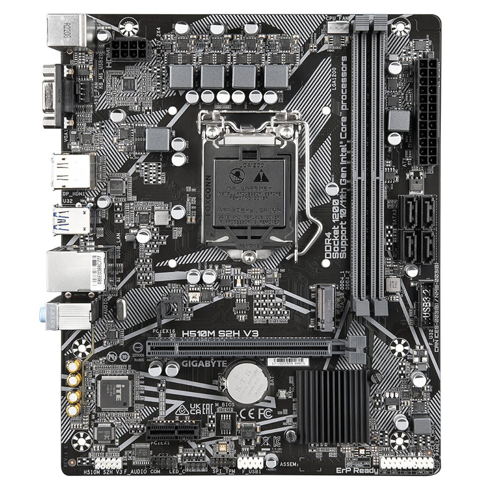 Gigabyte H510M S2H V3 (rev. 1.0) Intel H470 Express LGA 1200 (Socket H5) micro ATX (H510M S2H V3) — image 2