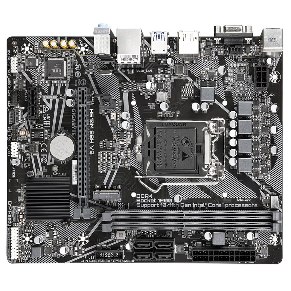 Gigabyte H510M S2H V3 (rev. 1.0) Intel H470 Express LGA 1200 (Socket H5) micro ATX (H510M S2H V3) — image 4