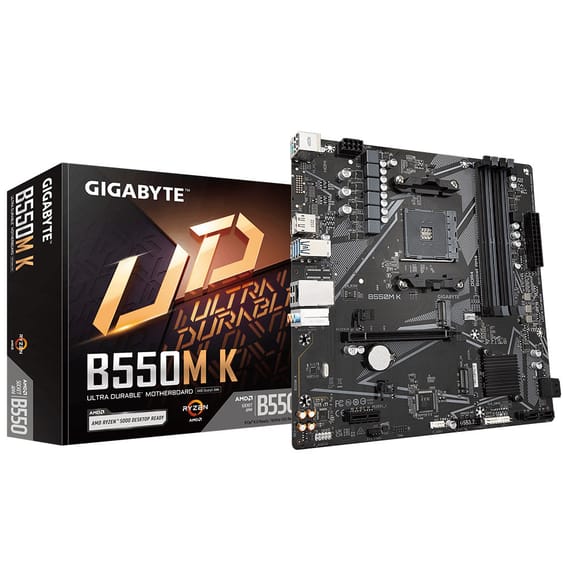 Gigabyte B550M K 1.0 carte mère AMD B550 Emplacement AM4 micro ATX (B550M K 1.0)