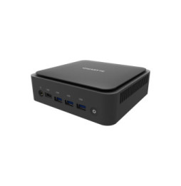 Gigabyte GB-BEI3-1220 barebone PC/ poste de travail Noir Haut-parleurs intégrés i3-1220P 1,8 GHz (GB-BEI3-1220)