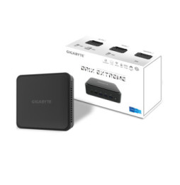 Gigabyte GB-BEI3-1220 barebone PC/ poste de travail Noir Haut-parleurs intégrés i3-1220P 1,8 GHz (GB-BEI3-1220)