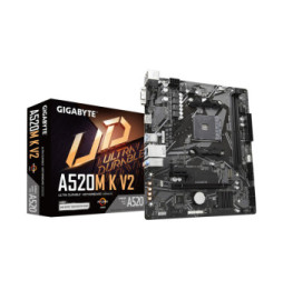 Gigabyte A520M K V2 carte mère AMD A520 Emplacement AM4 micro ATX (A520M K V2)