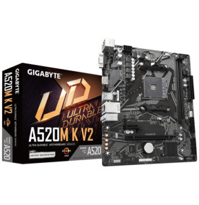 Gigabyte A520M K V2 carte mère AMD A520 Emplacement AM4 micro ATX (A520M K V2)