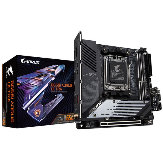 Gigabyte B650I AORUS ULTRA (REV. 1.0) carte mère AMD B650 Emplacement AM5 mini ITX (B650I AORUS ULTRA (REV. 1.0))