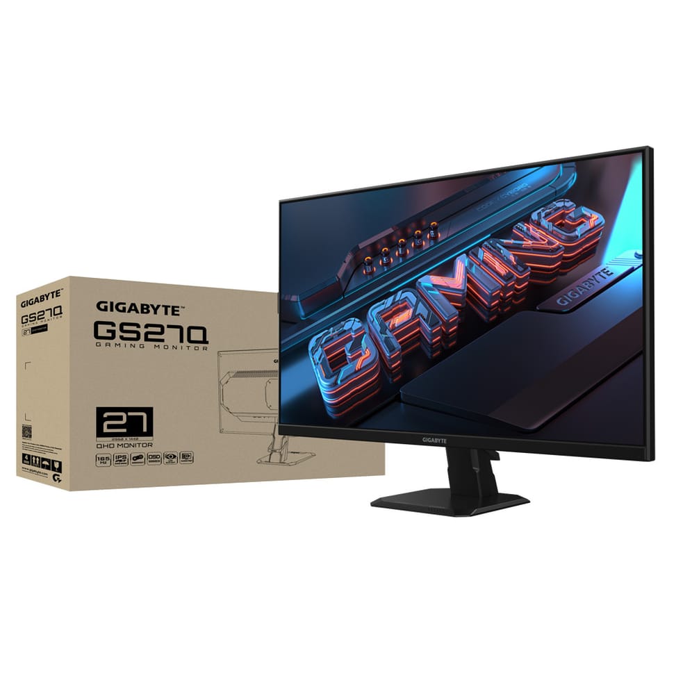 Gigabyte GS27Q écran plat de PC 68,6 cm (27") 2560 x 1440 pixels Quad HD LCD Noir (GS27Q) — image 8