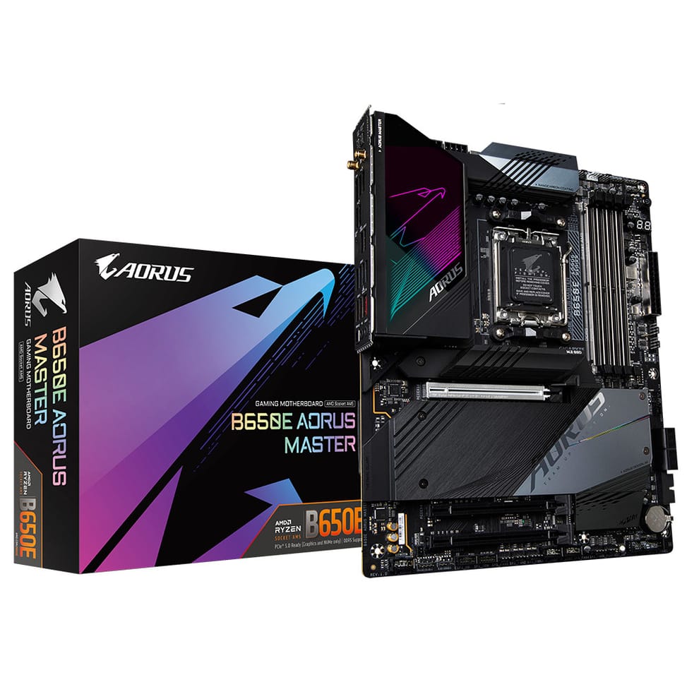 Gigabyte B650E AORUS MASTER (rev. 1.0) AMD B650 Emplacement AM5 ATX (B650E AORUS MASTER) — image 1