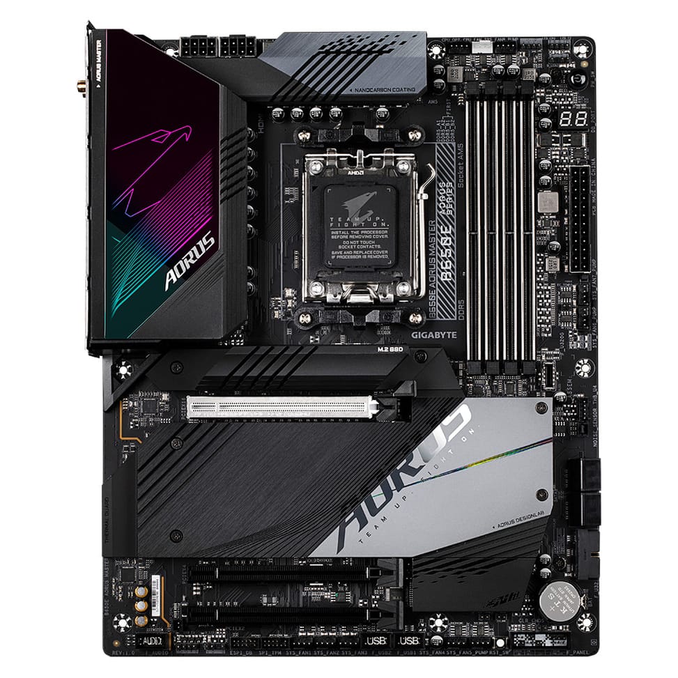 Gigabyte B650E AORUS MASTER (rev. 1.0) AMD B650 Emplacement AM5 ATX (B650E AORUS MASTER) — image 2