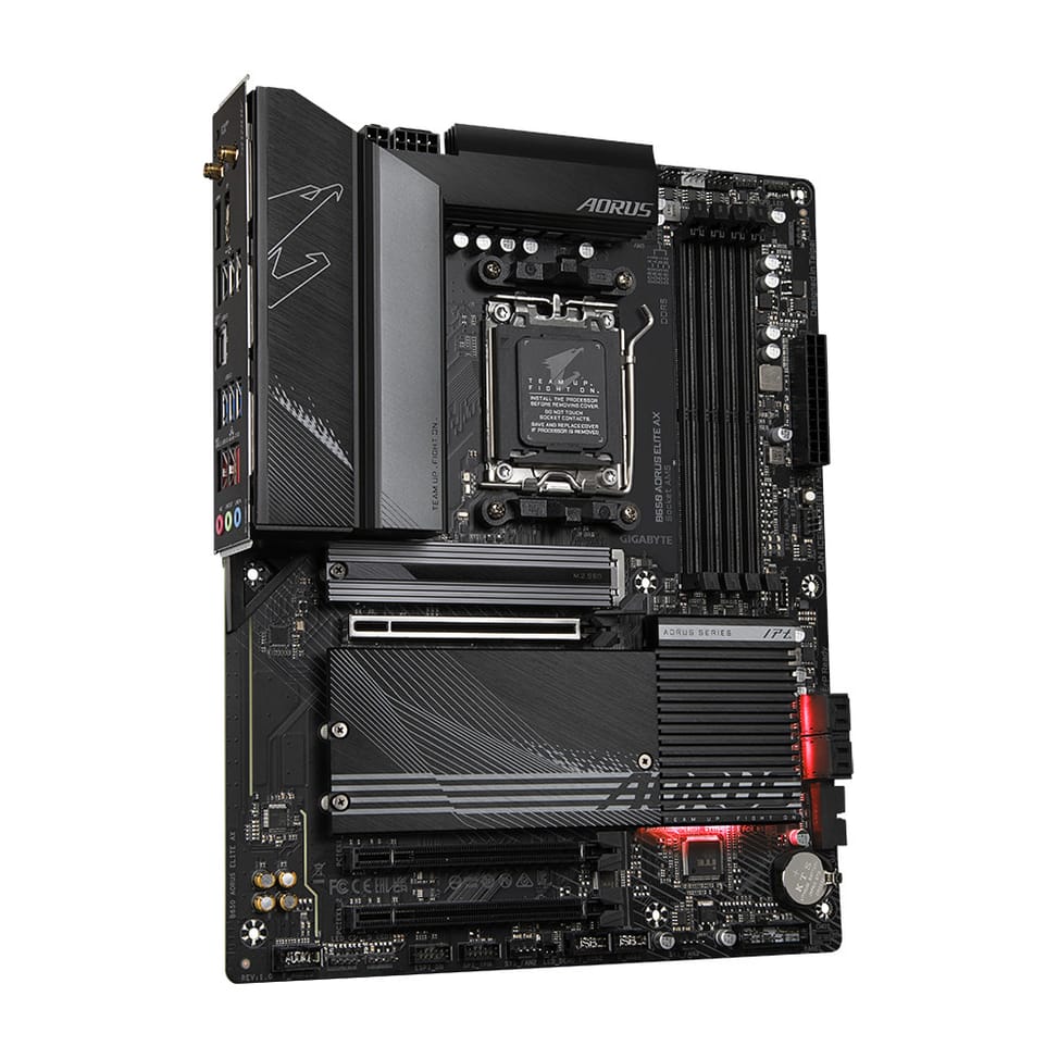 Gigabyte B650 AORUS ELITE AX 1.0 AMD B650 Emplacement AM5 ATX (B650 AORUS ELITE AX) — image 3