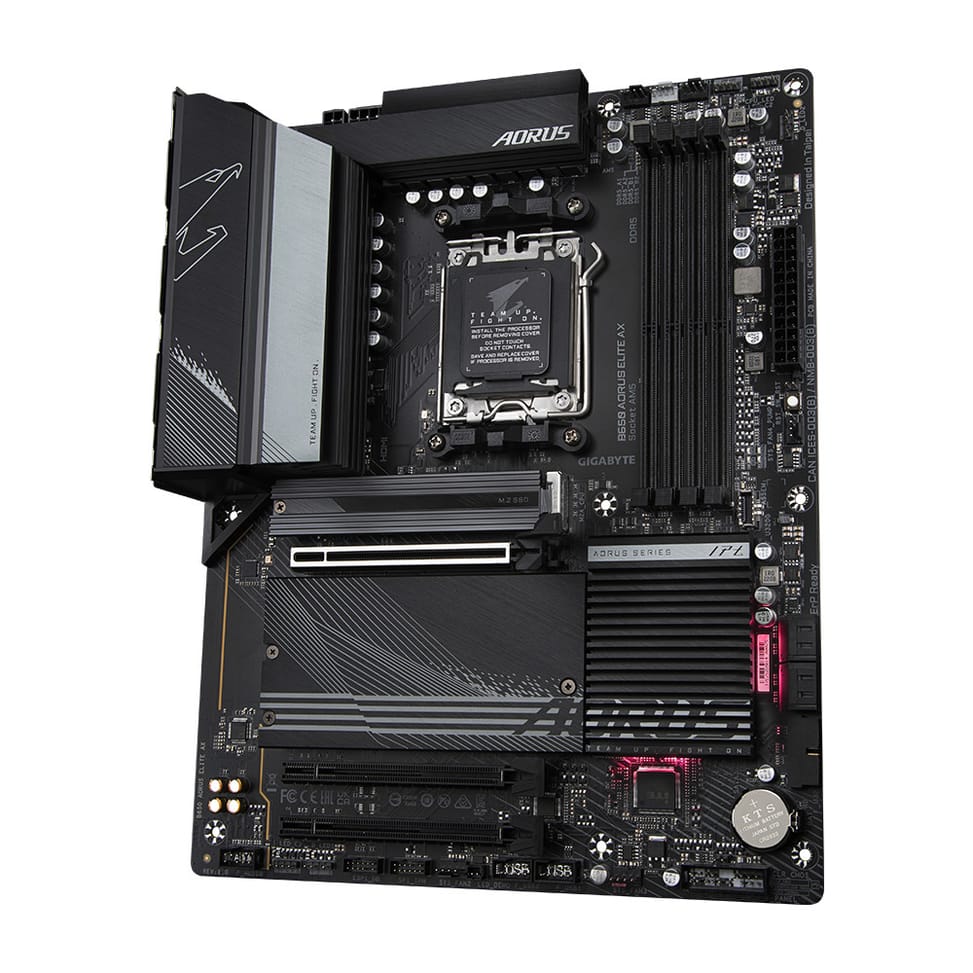 Gigabyte B650 AORUS ELITE AX 1.0 AMD B650 Emplacement AM5 ATX (B650 AORUS ELITE AX) — image 4