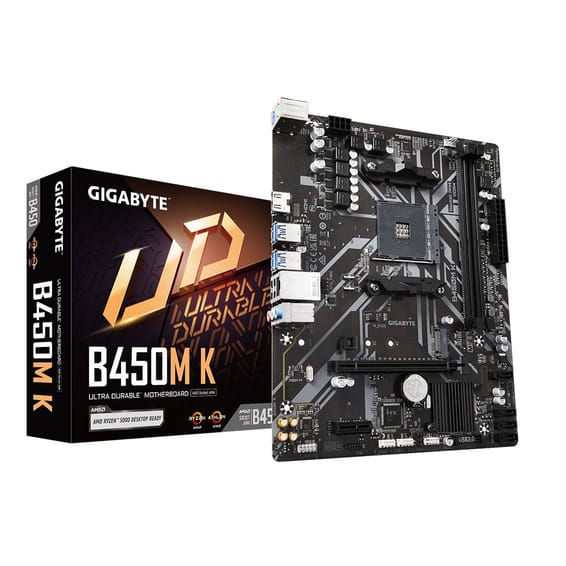 Gigabyte B450M K (rev. 1.0) AMD B450 Emplacement AM4 micro ATX (B450M K)