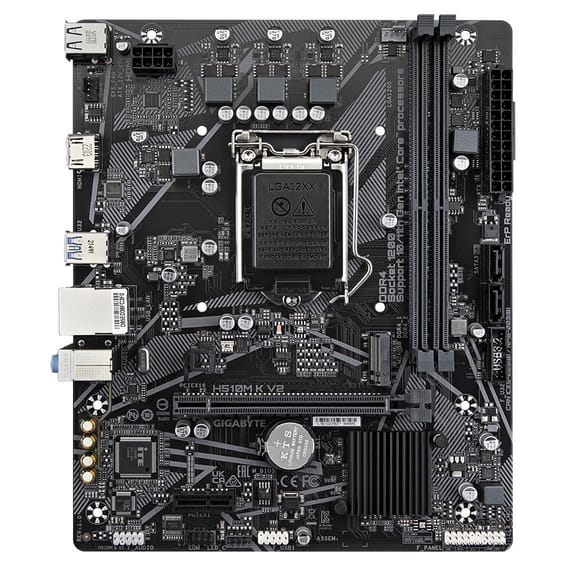 Gigabyte H510M K V2 (rev. 1.0) Intel H470 Express LGA 1200 (Socket H5) micro ATX (H510M K V2)