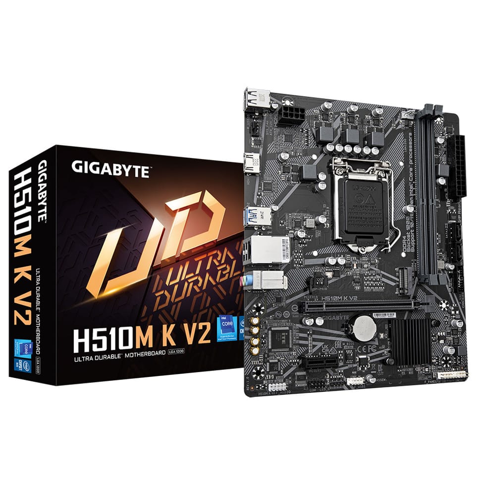 Gigabyte H510M K V2 (rev. 1.0) Intel H470 Express LGA 1200 (Socket H5) micro ATX (H510M K V2) — image 2