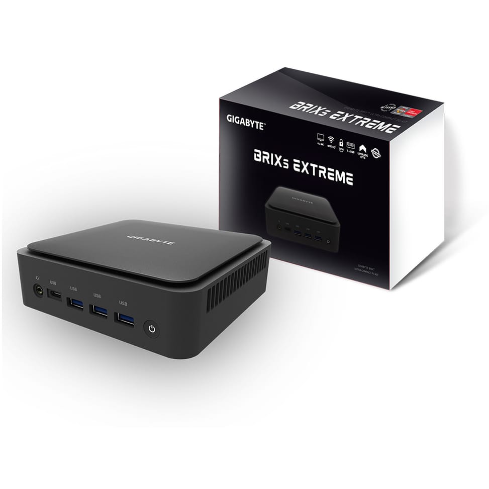 Gigabyte GB-BER5-5500 barebone PC/ poste de travail Noir 5500U 2,1 GHz (GB-BER5-5500) — image 6