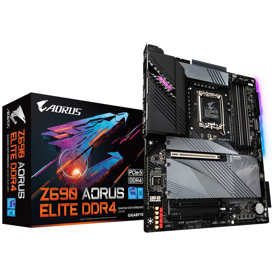 Gigabyte Z690 AORUS ELITE DDR4 (rev. 1.0) Intel Z690 LGA 1700 ATX (Z690 AORUS ELITE DDR4 (REV. 1.0)) — image 1