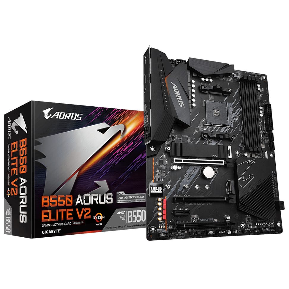 Gigabyte B550 AORUS ELITE V2 carte mère AMD B550 Emplacement AM4 ATX (B550 AORUS ELITE V2) — image 1