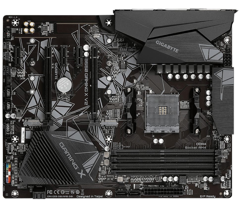 Gigabyte B550 Gaming X V2 AMD B550 Emplacement AM4 ATX (B550 GAMING X V2) — image 2