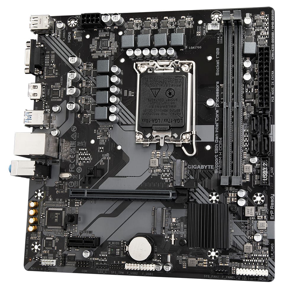 Gigabyte B760M H DDR4 (rev. 1.0) Intel B760 Express LGA 1700 micro ATX (B760M H DDR4) — image 4