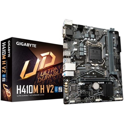 Gigabyte H410M H V2 carte mère Intel H410 LGA 1200 (Socket H5) micro ATX (H410M H V2) — image 2