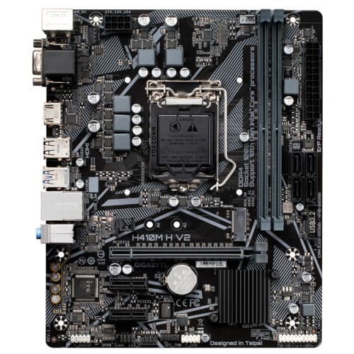 Gigabyte H410M H V2 carte mère Intel H410 LGA 1200 (Socket H5) micro ATX (H410M H V2) — image 3