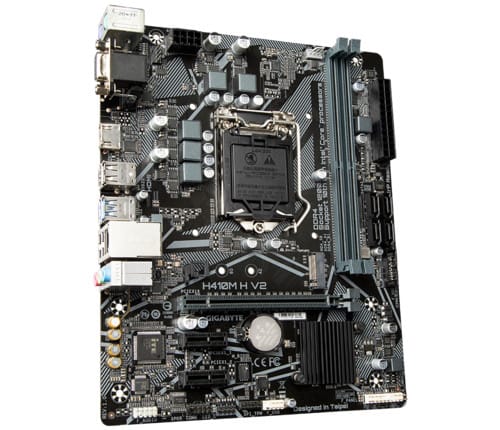 Gigabyte H410M H V2 carte mère Intel H410 LGA 1200 (Socket H5) micro ATX (H410M H V2) — image 4