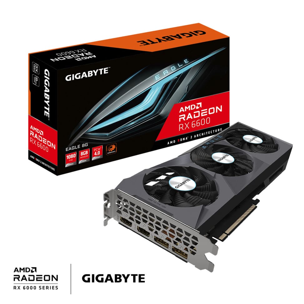 Gigabyte Radeon RX 6600 EAGLE 8G AMD 8 Go GDDR6 (GV-R66EAGLE-8GD) — image 9