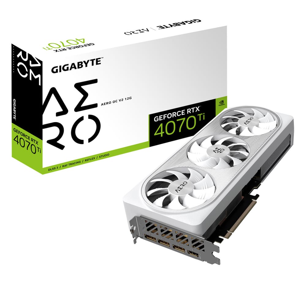 Gigabyte GeForce RTX 4070 Ti AERO OC V2 12G NVIDIA 12 Go GDDR6X (GV-N407TAERO OCV2-12GD) — image 8