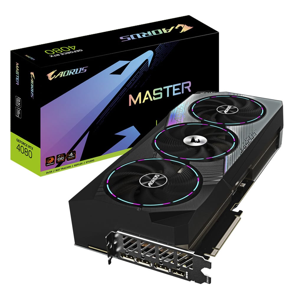 Gigabyte AORUS GeForce RTX 4080 MASTER NVIDIA 16 Go GDDR6X (GV-N4080AORUS M-16GD) — image 9
